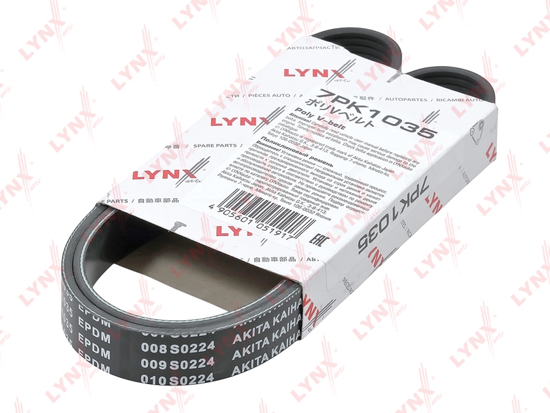 LYNXAUTO 7PK1035 Ремень поликлиновой