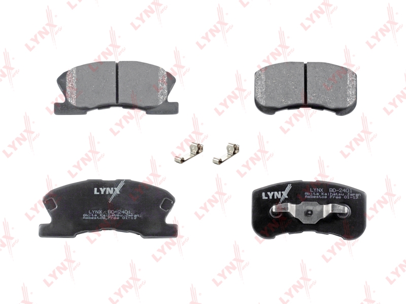 LYNXAUTO BD2401 Колодки торм. диск. перед.
