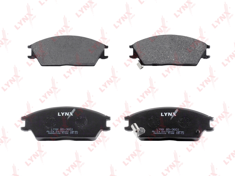 LYNXAUTO BD3601 Колодки тормозные HYUNDAI ACCENT/GETZ пер.
