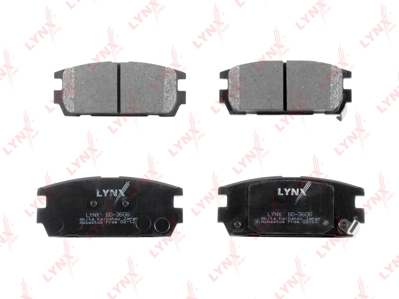 LYNXAUTO BD3606 Колодки торм. диск. задн.