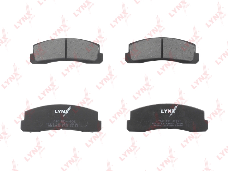 LYNXAUTO BD4602 Колодки тормозные CHEVROLET NIVA/ ВАЗ 2121 пер.