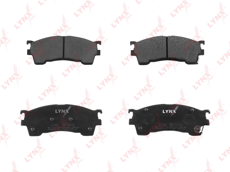LYNXAUTO BD5101 Колодки торм. диск. перед.