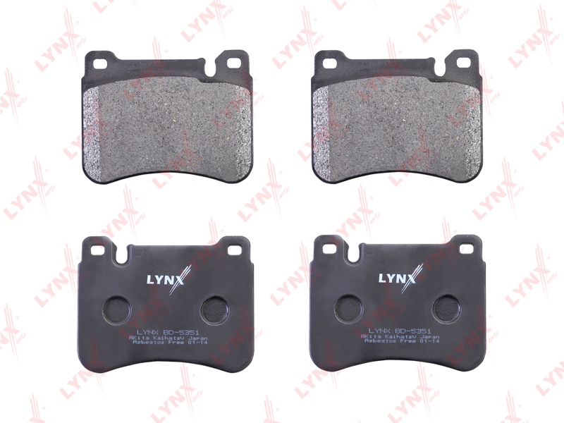 LYNXAUTO BD5351 Колодки торм. диск. перед.