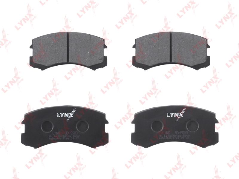 LYNXAUTO BD5503 Колодки тормозные дисковые | перед |
