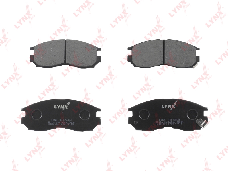 LYNXAUTO BD5509 Колодки тормозные дисковые | перед |