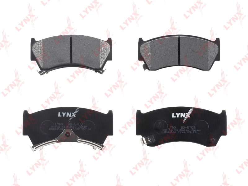 LYNXAUTO BD5703 Колодки тормозные дисковые | перед |