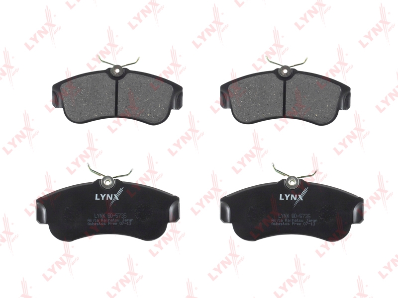 LYNXAUTO BD5735 Колодки торм. диск. перед.