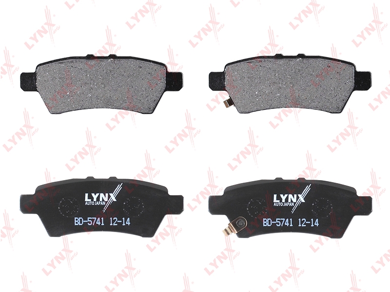 LYNXAUTO BD5741 Колодки тормозные дисковые | зад |