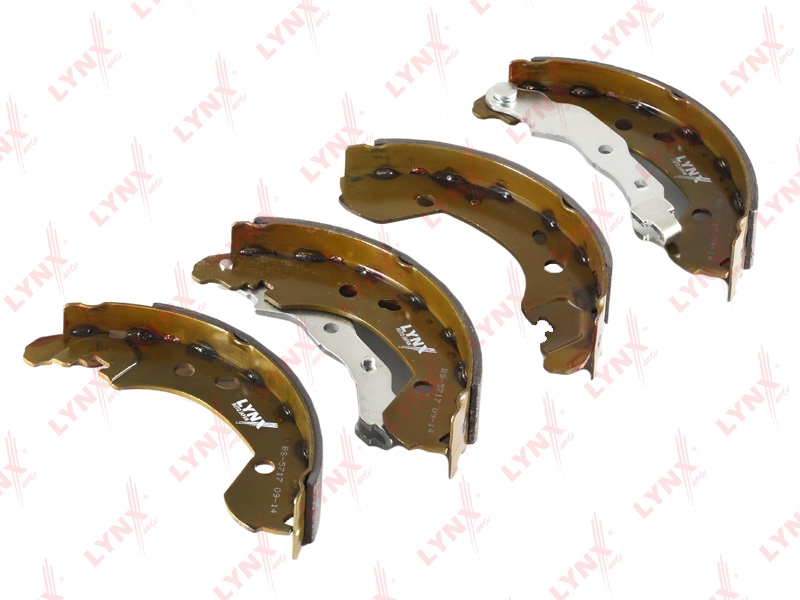 LYNXAUTO BS5717 Колодки тормозные задние подходит для NISSAN Micra(K12) 1.0-1.6 03-10 / Note(E11) 1.4-1.6 06, RENAULT Clio III 1.2-2.0 05 / Modus 1.2-1.6 04 BS-5717