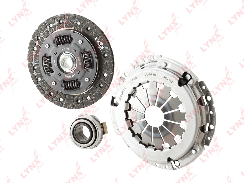 LYNXAUTO CL1671 Комплект сцепления (O 190 mm)