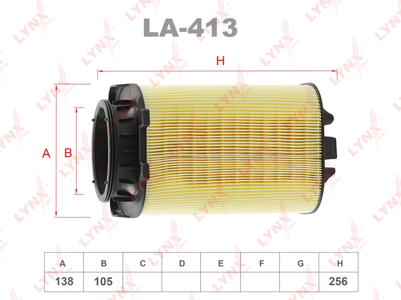 LYNXAUTO LA413 Фильтр воздушный