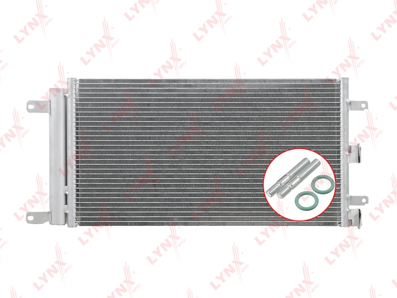 LYNXAUTO RC0253 Радиатор кондиционера