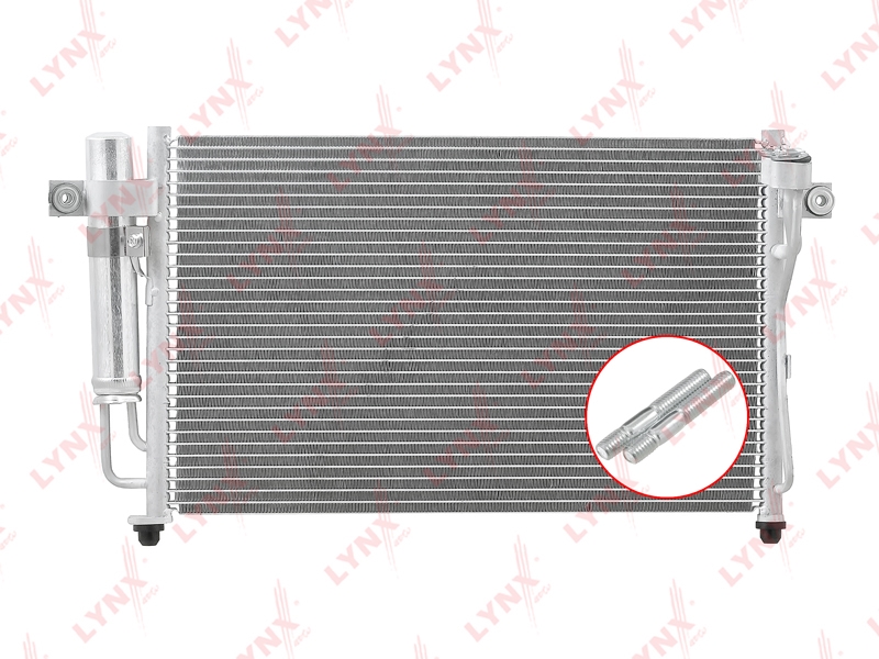 LYNXAUTO RC0700 Радиатор кондиционера