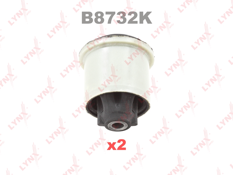 LYNXAUTO B8732K Комплект сайлентблоков / Балка моста / Зад. Подв. RENAULT Duster 1.5D-1.6 11-15 / Logan 1.4-1.6 04>