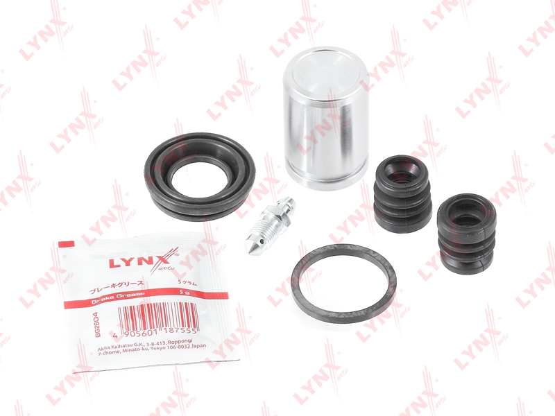 LYNXAUTO BC6018 Рем.к-т суппорта+поршень CHEVROLET LACETTI 1.4 1.6 1.8 04-