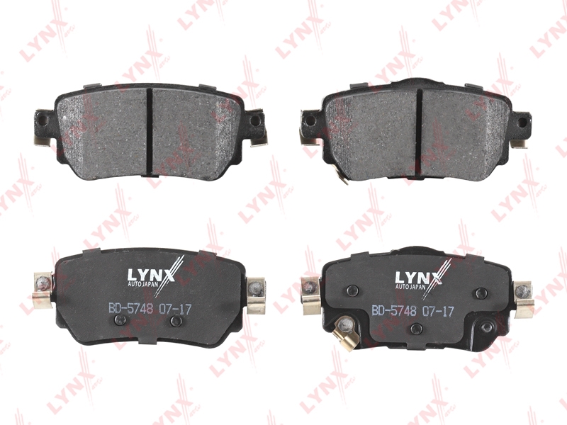 LYNXAUTO BD5748 Колодки тормозные дисковые | зад |