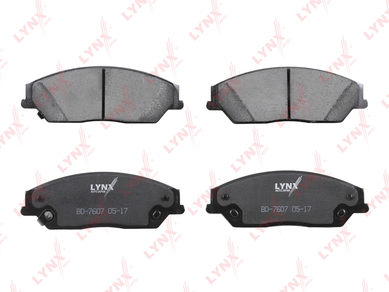 LYNXAUTO BD7607 Колодки тормозные дисковые | перед |