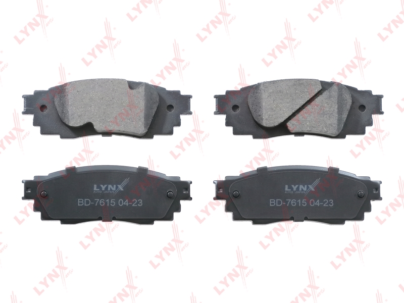 LYNXAUTO BD7615 Колодки тормозные TOYOTA CAMRY V70/RAV4/LEXUS RX 15- зад.
