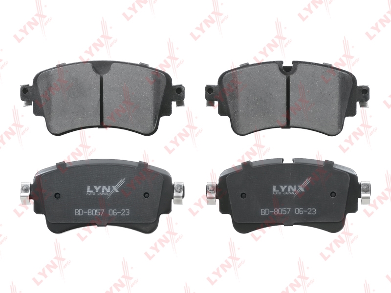 LYNXAUTO BD8057 Колодки тормозные AUDI A4/A5/A6/Q5/Q7 15- зад.