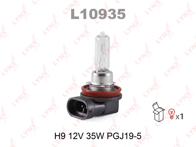 LYNXAUTO L10935 Лампа H9 12V 35W PGJ19-5
