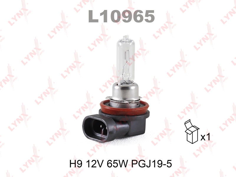 LYNXAUTO L10965 Лампа H9 12V 65W PGJ19-5