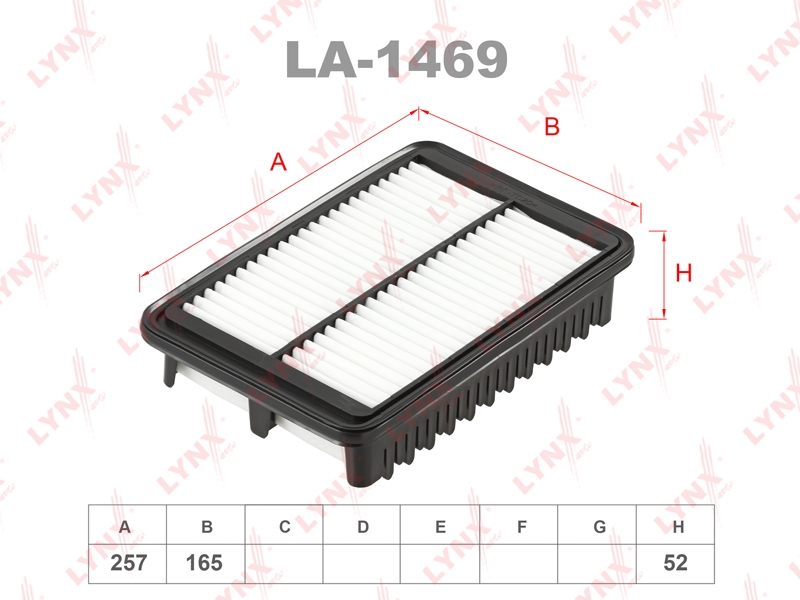 LYNXAUTO LA1469 Фильтр воздушный LA-1469