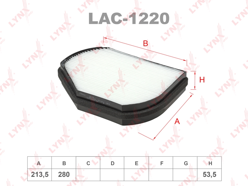 LYNXAUTO LAC1220 Фильтр салонный