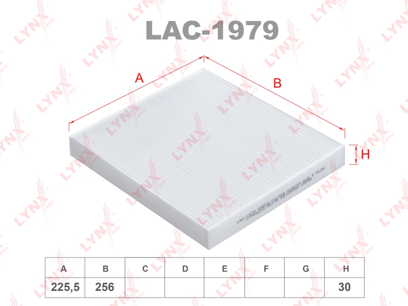 LYNXAUTO LAC1979 Фильтр салона