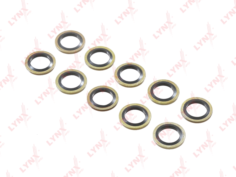 LYNXAUTO SO0510 Прокладка болта маслосливного RENAULT/CITROEN/PEUGEOT (16.7X24X1.5) с рез.уплот.