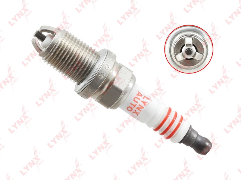 LYNXAUTO SP158 Свеча зажигания 6BCT1R10 (Nickel)