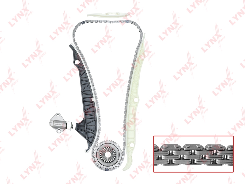 LYNXAUTO TK0009 Комплект цепи ГРМ