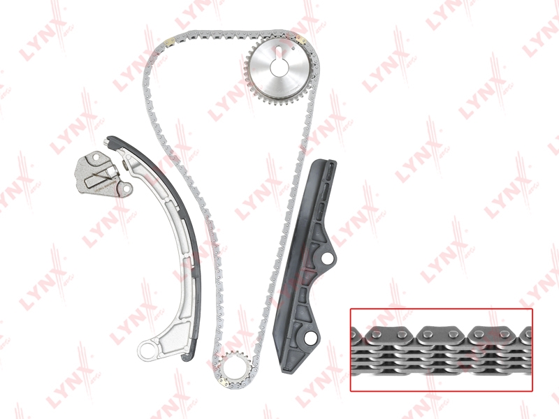 LYNXAUTO TK0028 Комплект цепи ГРМ