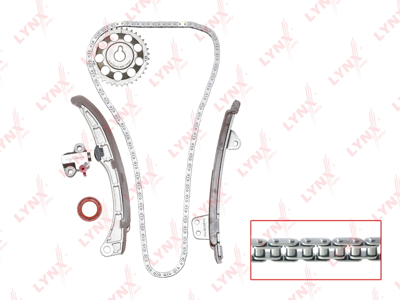 LYNXAUTO TK0040 Комплект цепи ГРМ