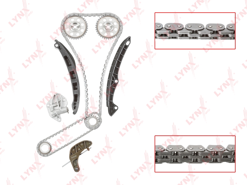 LYNXAUTO TK0041 Комплект цепи ГРМ