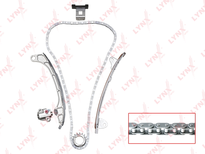 LYNXAUTO TK0044 Комплект цепи ГРМ