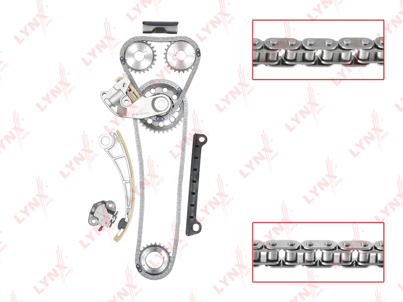 LYNXAUTO TK0048 Комплект цепи ГРМ