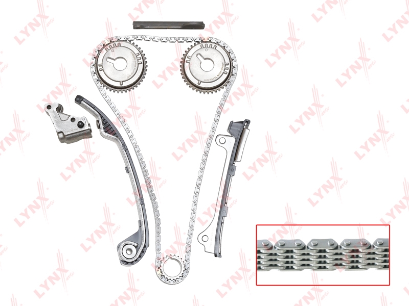 LYNXAUTO TK0052 Комплект цепи ГРМ