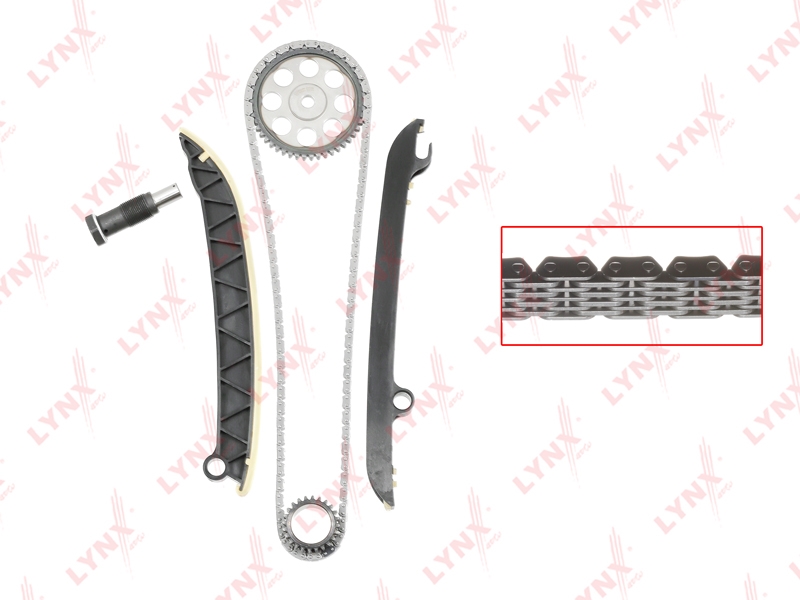 LYNXAUTO TK0054 Комплект цепи ГРМ
