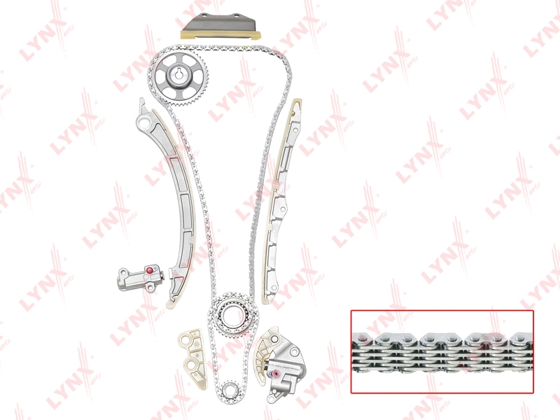 LYNXAUTO TK0057 Комплект цепи ГРМ