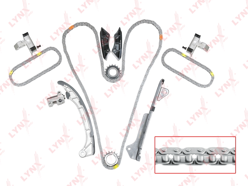 LYNXAUTO TK0060 Комплект цепи ГРМ