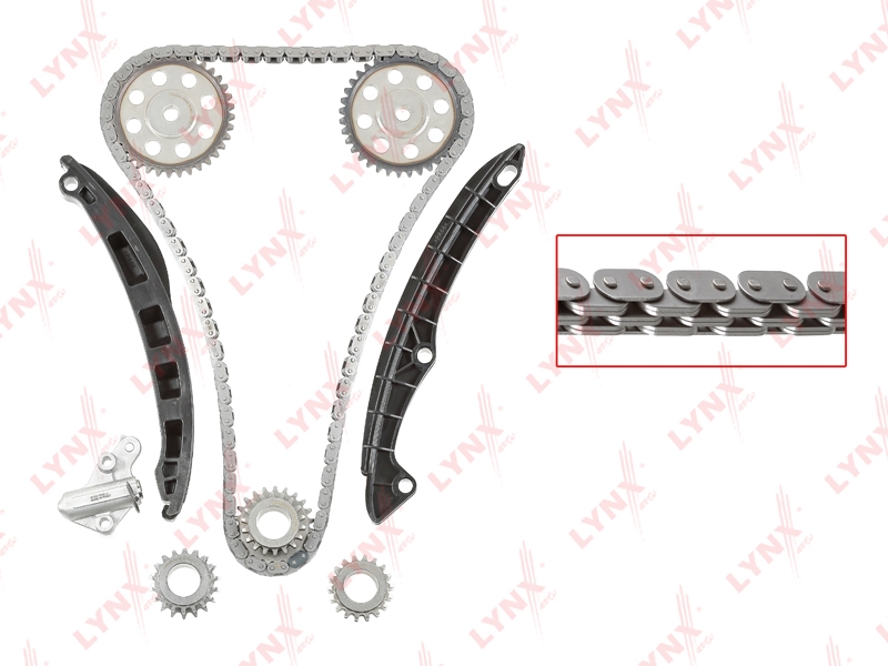 LYNXAUTO TK0065 Комплект цепи ГРМ