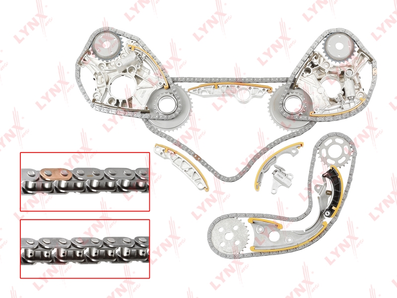 LYNXAUTO TK0126 Комплект цепи ГРМ
