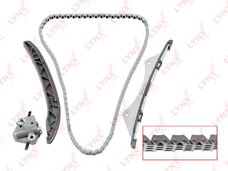 LYNXAUTO TK0221 Комплект цепи ГРМ
