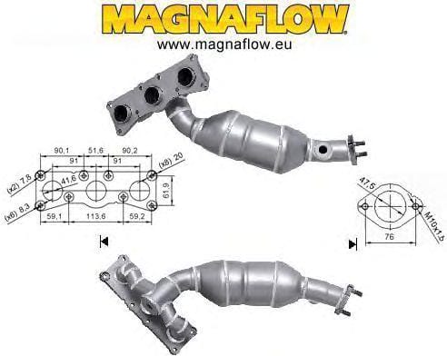 MAGNAFLOW 60612 Выпускной коллектор