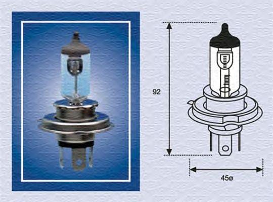 MAGNETI MARELLI 002156100000 Лампа 24V 70W H4