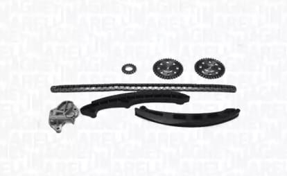 MAGNETI MARELLI 341500000780 Ремкомплект ГРМ [цепь,натяжитель,2 успокоителя, 3 звездочки]