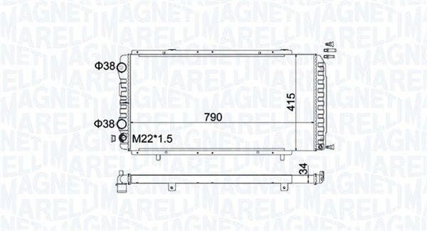 MAGNETI MARELLI 350213180900 Радиатор [790x409]