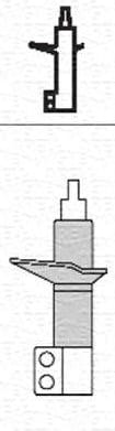 MAGNETI MARELLI 351814070000 Амортизатор передний GAS