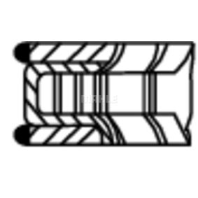 MAHLE 01218N0 Кольца поршневые 1шт OPEL ASTRA 1.0-1.2-1.4 =73.4 1.2x1.2x2 std 01>