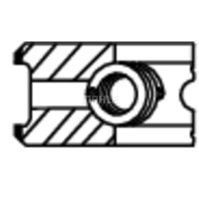 MAHLE 03020V0 Кольца dm.79.51 STD [1.75-2-3] 1 ПОР.